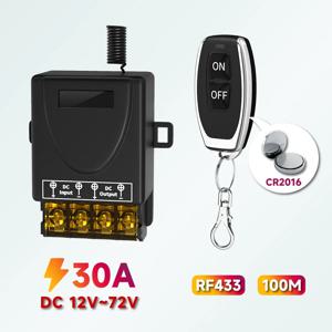 433Mhz 범용 무선 원격 제어 스위치 DC 12V 1CH 릴레이 수신기 모듈 RF 송신기 433 Mhz 원격 제어