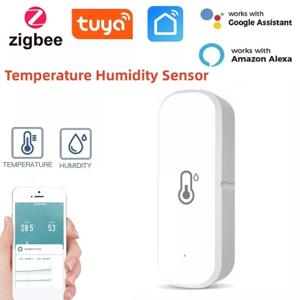 스마트 홈 Tuya Zigbee 온도 습도 센서 (APP 원격 모니터 알람 포함) Alexa Google 홈 스마트 라이프와 호환 가능