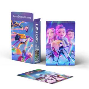 30PCS K팝 데몬 헌터즈 컬렉션 카드 어린이 애니메이션 귀여운 기념품 카드 키즈 클래식 장난감 남자아이 여자아이 만화 생일 선물 2025