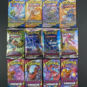 포켓몬 카드 Sun & Moon Lost Thunder 영어 트레이딩 카드 게임 Evolutions Booster Collectible Kids Toys Gift 10 개/가방
