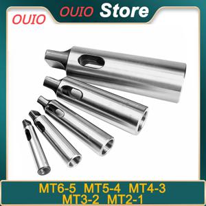 OUIO MT1 MT2 MT3 MT4 MT5 드릴 슬리브 아버 모스 테이퍼 어댑터, 드릴 슬리브 감소, 모스 테이퍼 슬리브 생크 도구 거치대