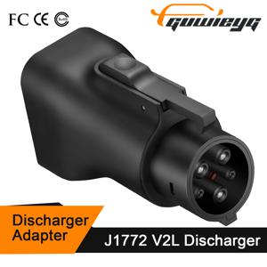 GUWIEGY EV 케이블 어댑터 지지대, J1772 타입 1 차량용 V2L 방전기, 현대 기아 제네시스 포드용