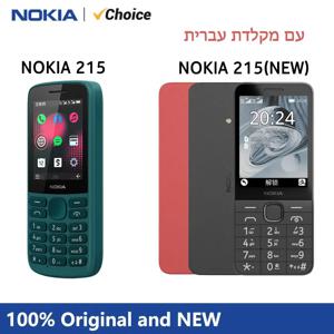 Nokia 215 4G 휴대 전화 듀얼 SIM 카드 FM 라디오 1150mAh 대기 시간 기능 전화 히브리어 키보드 신규 및 기존 100%