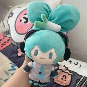 15cm 하츠네 미쿠 카와이 Q 버전 그림 인형 애니메이션 주변 장치 키 체인 가방 펜던트 장난감 컬렉션 모델 장식 장난감 선물