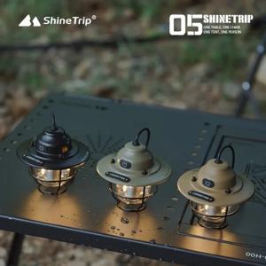 ShineTrip 새로운 야외 빈티지 펜던트 조명 울트라 긴 수명 캠핑 주변 조명 휴대용 충전식 텐트 조명