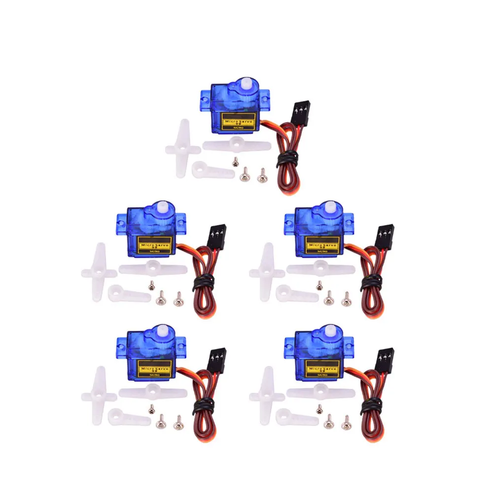 로봇 6CH RC 250 450 헬리콥터 비행기 글라이더 미니 자동차에 대 한 5 개/몫 SG90 9G 마이크로 서보 모터