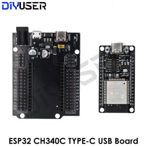 ESP32 개발 보드 TYPE-C USB CH340C WiFi+블루투스 초저전력 소비 듀얼 코어 ESP32-DevKitC-32 ESP-WROOM