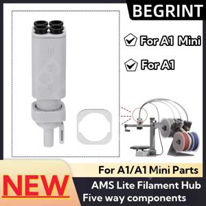 Bambu Lab 3D 프린터 AMS Lite 필라멘트 허브 5방향 구성 요소 스위치 소모품 A1/A1 미니 부품용 멀티 컬러 인쇄