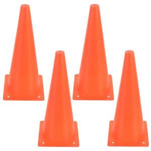 4 Pcs 안전 콘 축구 스포츠 콘 훈련 도로 장애물 축구 Ldpe 용품 교통 운전