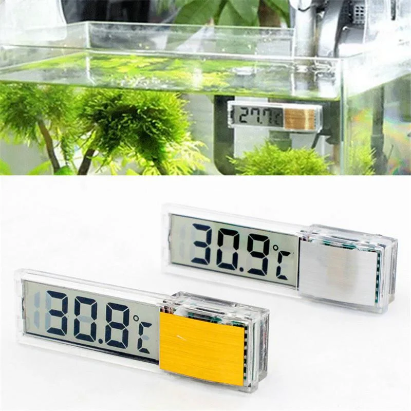 전자 LCD 디지털 수족관 온도계, 어항 온도 측정, 어항 온도 계량기, 수족관 액세서리, 1 개