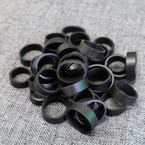 400 Pcs 블랙 O 링 탄성 고무 밴드 Stretchable 라텍스 링 용품 홈 문구 사무실 패키지 Stretchable Band