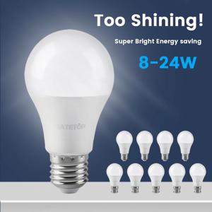 10PCS Hight 루멘 E27 Led 전구 8W 10W 15W 18W 20W 24W 램프 AC220V 230V 110V 따뜻한 차가운 빛 홈 Derection 거실 조명