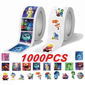 500/1000PCS 디즈니 내부 2 스티커 Kawaii 귀여운 만화 라벨 인감 스티커 롤 스티커 전화 수하물 스티커 장난감
