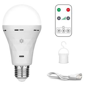 USB led 전구 e27 충전식 전구 스마트 배터리 BulbTouch 제어 디밍이 가능한 LED 전구 타이밍