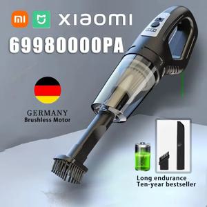 샤오미 미지아 69980000 Pa 자동차 진공 청소기 120W 고전력 USB 충전 휴대용 무선 진공 청소기 강력한 흡입 자동차 홈