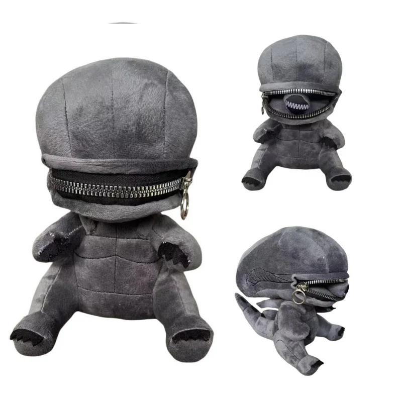 25cm 외계인 Xenomorph 플러시 장난감 만화 플러시 인형 소년 소녀 팬을위한 부드러운 인형 봉제 인형 생일 크리스마스 선물