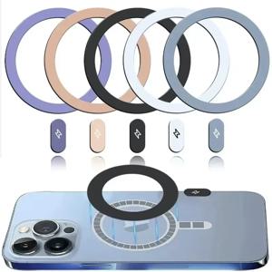 1/5PCS Magsafe 무선 충전 서클 충전 디스크 자석 스티커에 대 한 자기 스티커 금속 반지 아이폰 16 15 13 Pro Max