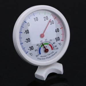 장식용 벨 스타일 습도/온도 게이지 - 아날로그 습도계(-30 ° C ~ +50 ° C) 정원, 온실 및 야외 공간용