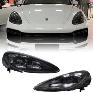 포르쉐 카이엔 958 958.1 2011 2014 년 자동차 액세서리 LED 헤드 라이트 958 9y0 2023 헤드 램프 라이트 어셈블리 DRL로 업그레이드
