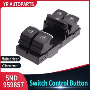 5ND959857 VW 골프 5 6 GTI MK5 MK6 제타 티구안 파사트 B6 CC 시트 레온 MK2 파비오 파워 윈도우 마스터 스위치 컨트롤 버튼