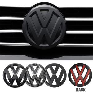 1/2PCS 자동차 원래 전면 그릴 배지 커버 트렁크 뚜껑 스티커 폭스 바겐 골프 4 5 6 7 8 MK6 7 MK7 Sportvan 8 MK8 폴로 VW
