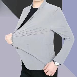 전설적인 폴 봄과 여름 새로운 작은 정장 재킷 남자 정장 탑 남자 태양 보호 캐주얼 하이 엔드 경량 재킷