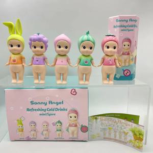 써니 엔젤 미니 피규어 상쾌한 차가운 음료 시리즈 한정판 블라인드 박스 귀여운 미스터리 서프라이즈 장난감 생일 선물