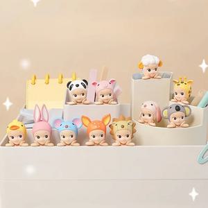 해바라기 장난감 가게 Hippers 동물 20 주년 수확 블라인드 박스 시리즈 치유 유행 자동차 장식품 장난감 선물