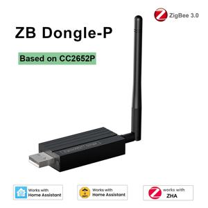 ZigBee 3.0 USB 동글 플러스 ZB Dongle-P CC2652P 스마트 범용 ZigBee 게이트웨이 지원 홈 어시스턴트 ZHA ZigBee2MQTT USB 스틱