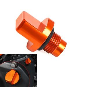 오토바이 CNC 오일 필러 캡 KTM 125 200 390 Duke RC125 RC200 RC390 일년 내내 오토바이 엔진 마그네틱 오일 드레인 플러그