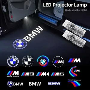 BMW E90 E60 E46 E93 F20 F21 F30 F31 F32 F33 F34 F15 F10 F01 F11 용 2/4개 자동차 도어 웰컴 LED 프로젝터 레이저 로고 도어 라이트
