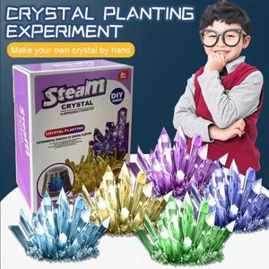 크리스탈 심기 실험, 과학 및 교육 장난감, DIY 성장 가능한 크리스탈, 색상 랜덤, 크리스마스/할로윈/새해