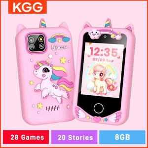 8GBKids 스마트 폰 비디오 음악 플레이어 20 스토리 장난감 전화 듀얼 카메라 28 게임 학습 교육 장난감 어린이 선물