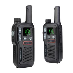 Baofeng 2 개 미니 워키 토키 PMR 446 USB 휴대용 양방향 라디오 듀얼 PTT 워키 토키 T18 휴대용 라디오 사냥 카페