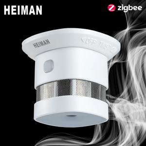 HEIMAN Zigbee 3.0 화재 경보 연기 감지기 스마트 홈 시스템 2.4GHz 고감도 안전 예방 센서 무료 배송