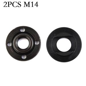 2PC M14 나사 교체 앵글 그라인더 Bosch Metabo Milwaukee Sander 용 내부 외부 플랜지 너트 세트 도구