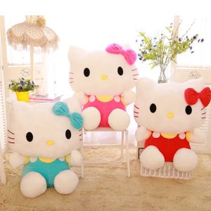 20cm 헬로 키티 플러시 장난감 Sanrio 귀여운 영화 KT 고양이 인형 부드러운 인형 헬로 키티 생일 선물 어린이 동물 장난감