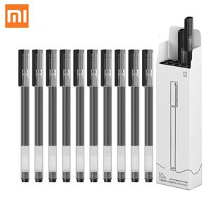 Xiaomi 슈퍼 내구성 쓰기 로그인 펜 0.5mm 젤 펜 서명 펜 부드러운 스위스 리필 레드 블랙 잉크 펜 볼펜
