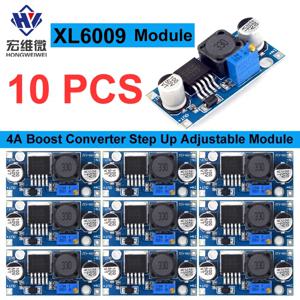 10PCS XL6009 4A 부스트 컨버터 스텝 업 조정 가능한 15W 5-32V ~ 5-50V DC-DC 전원 공급 장치 모듈 LM2577 스텝 업 모듈