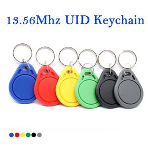 UID 재기록 가능 키 체인 RFID 스마트 칩 복제 토큰 13.56Mhz IC 변경 가능 매직 태그 1K S50 복사 배지 NFC 프로그래머 링