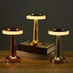 레트로 Led 테이블 램프 Usb 충전식 무한 디밍이 가능한 야간 조명 캠핑 라이트 바 Lampbedroom 주변 조명에 적합