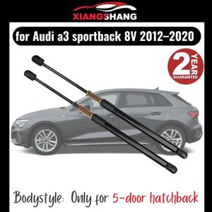 Audi A3/S3/RS3 Sportback (8V) 5 도어 해치백 2012-2020 용 2pcs 후면 테일 게이트 댐퍼 (스프링 트렁크 부트 가스 리프트 지원 포함)