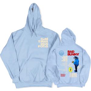 Bad Bunny DTMF Debí Tirar Más 사진 후드 2025 새 앨범 패션 스웨터 Roupas Femininas 후드 겨울 풀오버 여성