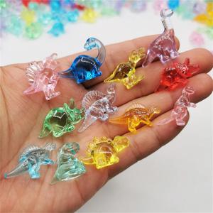 아크릴 미니 투명 공룡 모양 게임 조각, 보드 게임 액세서리, 10 개, 20/50 개, 30x20mm