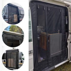 RV 캠핑카 사이드 도어 모기장 커튼 Fiat Ducato/Peugeot Boxer/Citroen Relay 2006+ RV 액세서리 용 버그 방지 스크린
