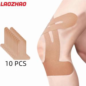 무릎용 10PCS 운동 요법 테이프, 방수 및 탄성, 통기성 무릎 테이프, 운동 테이프는 Ru에 대한 지원과 안정성을 제공합니다.