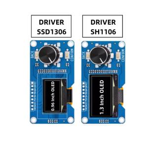 새로운 SM 0.96/1.3 인치 백색 OLED 디스플레이, EC11 로터리 인코더, Arduino용 IIC 인터페이스, DIY 전자 제품, 고해상도 화면