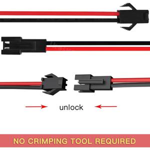 10쌍 JST SM 2핀 플러그 암수 와이어 커넥터 케이블 피그테일 플러그 LED 스트립 라이트 테이프 램프용