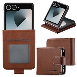 For Samsung Galaxy Z Flip 7 6 5 4 3 Flip7 Flip6 Flip5 Flip4 Flip3 5G Wallet Case with Card Holder Flip Book PU Leather Cover