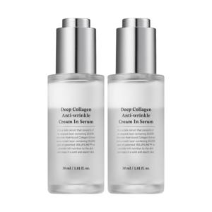 딥콜라겐 안티 링클 크림 인 세럼 30ml 2개
